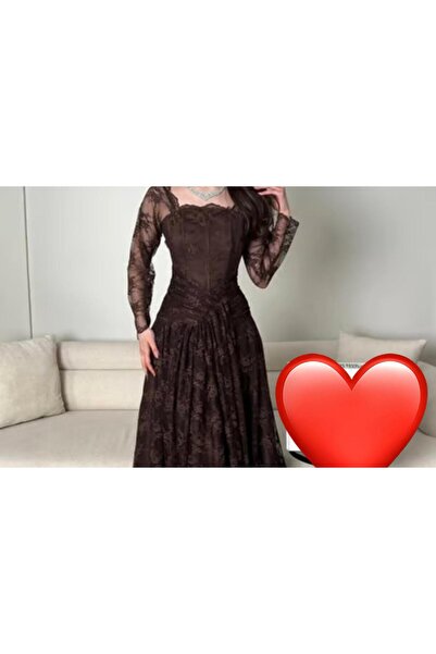 ELHAM FASHION فستان سهرة بني للعيد