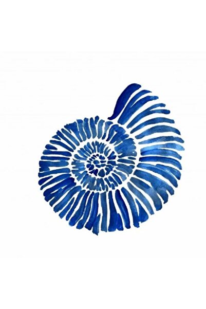 Maki Home Husă de pernă Makiteks 41x41 cm cu model de melc albastru - Decorat...