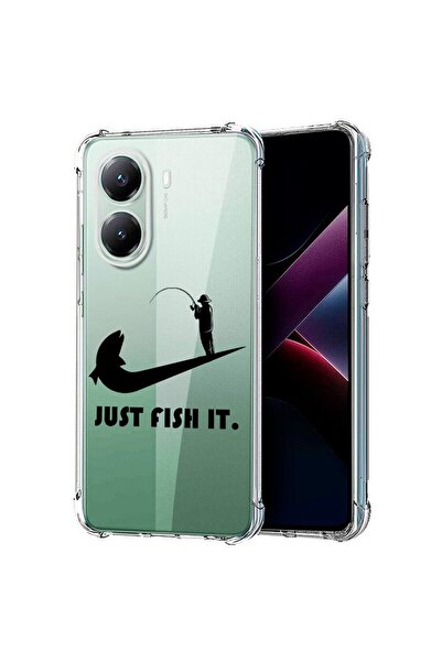 bestcase Съвместим калъф за Poco X7 Pro 5G, Удароустойчив 1.5ММ, Just Fish It...