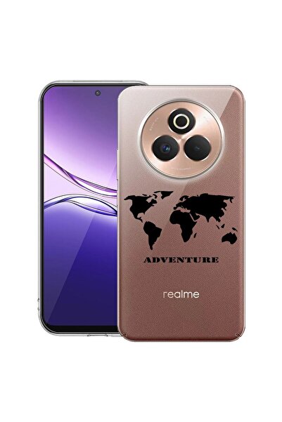 bestcase Husă pentru Realme P3 Pro cu Design Adventure, Silicon transparent s...