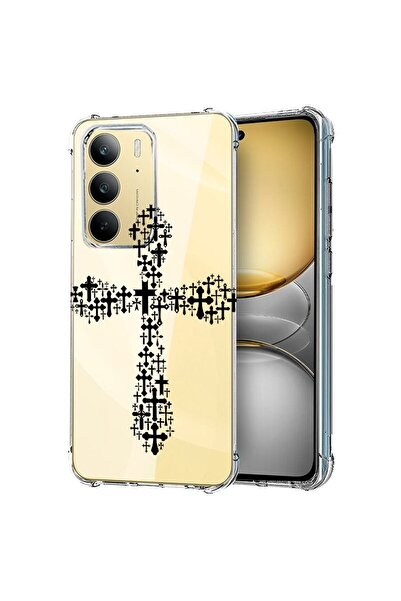 bestcase ¬Æ Husa pentru Realme 14x 5G, Anti Shock 1.5MM, Cross in cross, Prot...