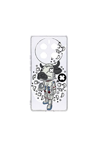 bestcase Διαφανής Θήκη Σιλικόνης 2MM, Συμβατή με Realme 12 Pro, Αστροναύτης-Α...