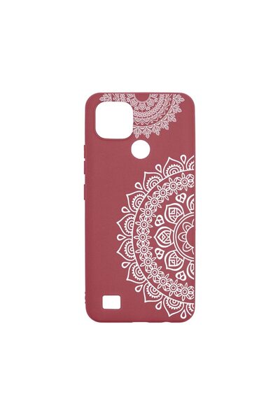 bestcase Husa Silicon, Compatibila Cu Realme C21, Non Figurative Lace, rezist...