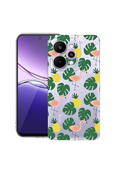 bestcase Διαφανής Λεπτή Θήκη Σιλικόνης Συμβατή με Realme 15 / 15 Pro, Φλαμίνγ...