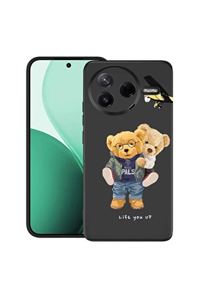 bestcase ¬Æ Husa TPU Ultra Slim Compatibil cu Poco F7 Pro, cu Design Teddy Be...