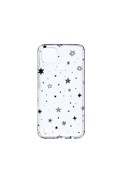bestcase Husa BestCase¬Æ Clear Silicon 2MM, Compatibila Cu Realme C25Y, Stars...