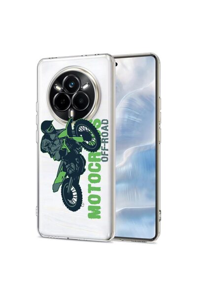 bestcase Husa pentru Realme 14 Pro 5G, BestCase¬Æ Clear Silicon 2MM, Motocros...