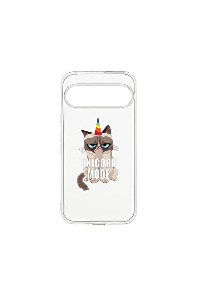 bestcase ¬Æ Husa Clear Silicon 2MM, Compatibila Cu Google Pixel 9 Pro, Grumpy...