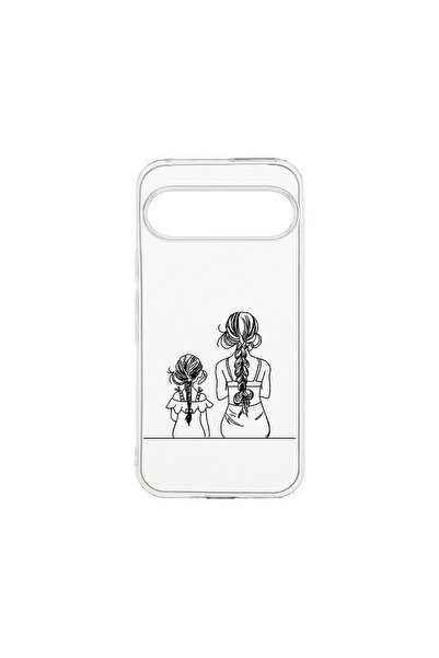 bestcase ¬Æ Husa Clear Silicon 2MM, Compatibila Cu Google Pixel 9, Mom And Da...