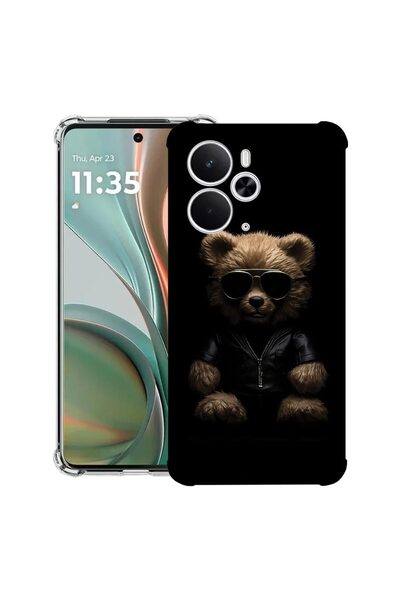 bestcase Husă Antișoc Compatibilă cu Poco M7 Pro 5G, cu Design Stil Ursuleț, ...