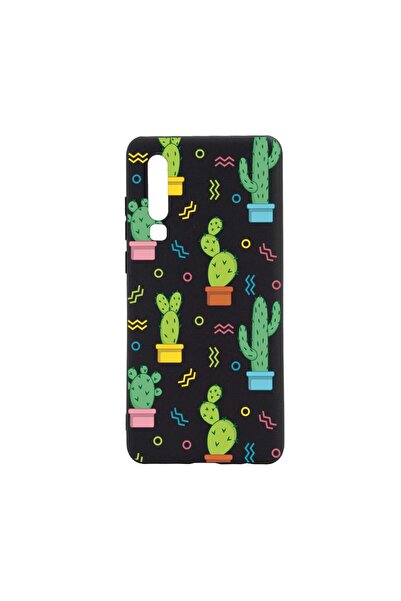 bestcase Husa Silicon Compatibila Cu Huawei P30, Cactus, rezistenta la uzura,...