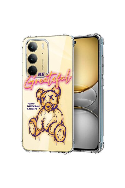 bestcase Husă pentru Realme 14x 5G, Antișoc 1.5MM, Ursuleț de pluș - Fii recu...