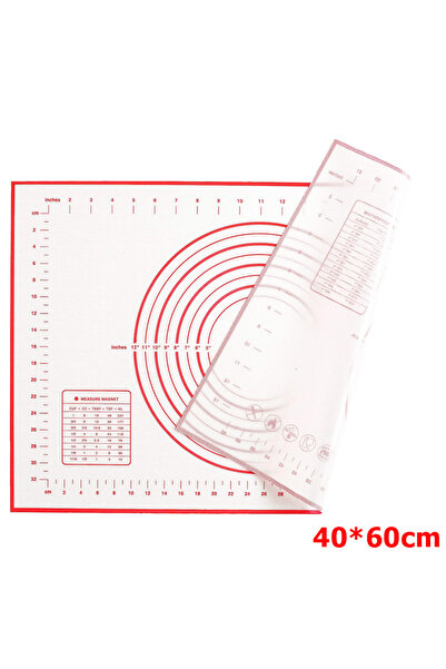 Choice3 40x60cm Silicone Baking Mat Non-Slip Pastry Mat for Rolling Dough Wit...