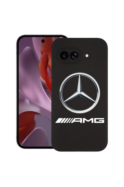 bestcase Калъф за Google Pixel 9a, Mercedes-Benz AMG, тънък силиконов 0.8 мм,...
