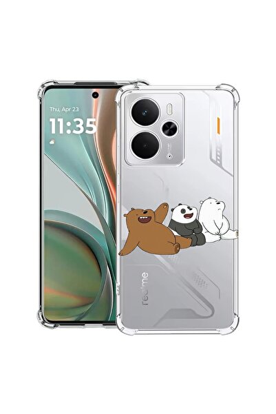bestcase Противоударен калъф, съвместим с Poco M7 Pro 5G, с дизайн на мечета,...