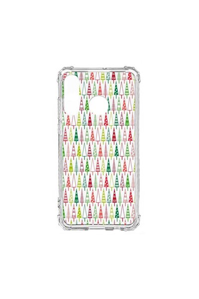 bestcase Husa Anti Shock Silicon Compatibila Cu Huawei P30 Lite, Xmas Tree Pa...