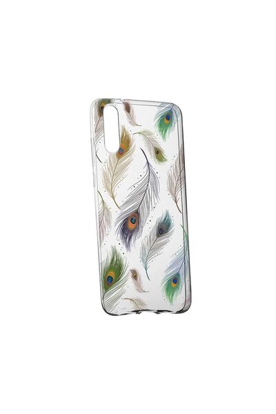 bestcase Husa Silicon, Transparent, Slim, Peacock, 152, Huawei P20