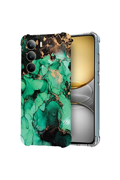 bestcase ¬Æ Husa pentru Realme C75, Anti Shock 1.5MM, Dark Marble, Protectie ...