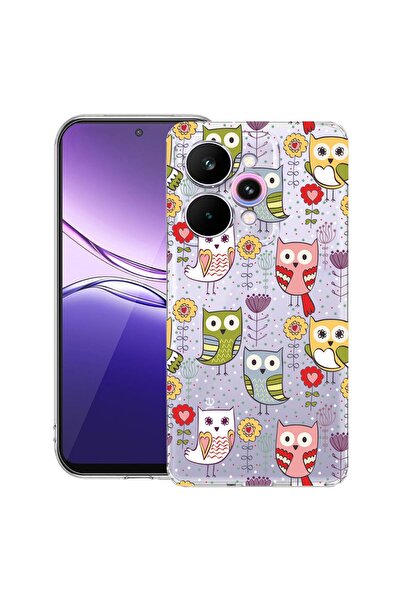 bestcase ¬Æ Husa Clear Slim Silicon Compatibila cu Realme 15 / 15 Pro, Owl Pa...