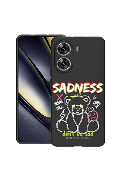 bestcase Калъф за Poco X7 Pro 5G, Мече Теди Тъга, Тънък силиконов 0.8ММ, Прот...