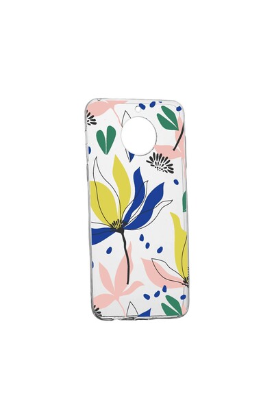 bestcase Husa Silicon Compatibila Cu Nokia C30, Flowers Pattern, rezistenta l...