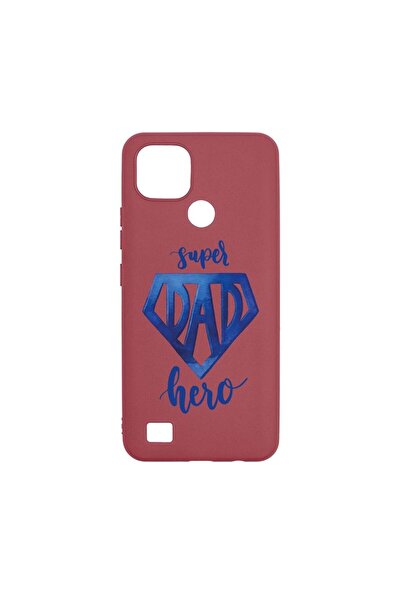 bestcase Husa Silicon, Compatibila Cu Realme C21, Superhero Dad, rezistenta l...