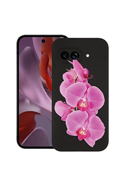 bestcase Ултра тънък TPU калъф, съвместим с Google Pixel 9a, Флорален - Миним...