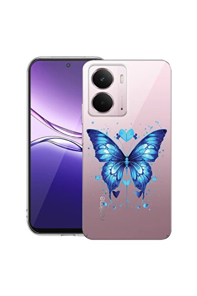 bestcase Husă pentru Realme P3 cu design Fluture Albastru, Silicon Subțire Tr...