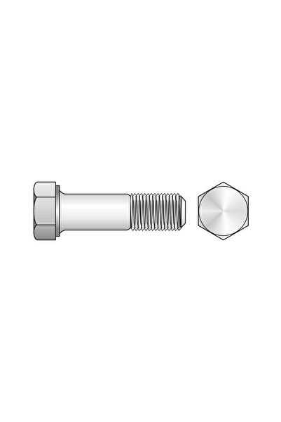 Rocast Surub Partial Filetat Cap Hexagonal 931 Otel Gr.8.8 Zincat La Cald-M24...