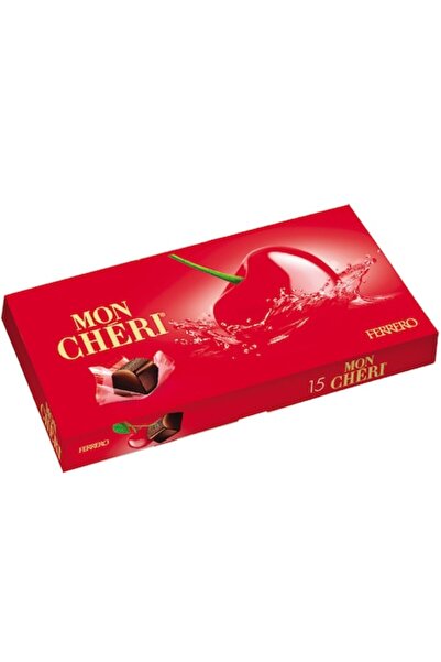Ferrero Praline de ciocolată cu cireșe întregi în lichior Mon Cheri, 15 prali...