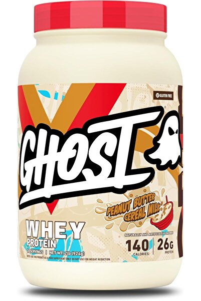 Ghost Whey Protein Powder, Peanut Butter Cereal Milk - 2LB, 26G Protein - Fla...