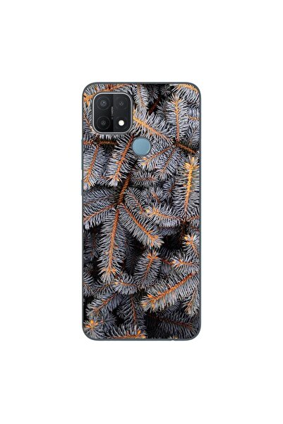 OEM Husa compatibila cu Oppo A15 si A15s Silicon Gel Tpu Model Crengi de Brad