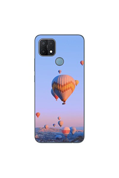 OEM Калъф, съвместим с Oppo A15 и A15s, от силиконов гел TPU, с десен на възд...