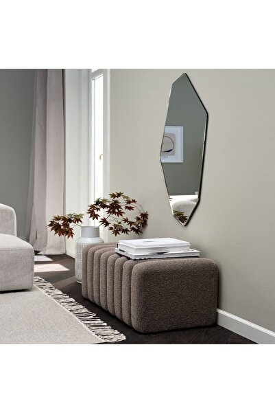 ELITECOMMERCEMARKET VILSLEV mirror 50x100 organic shape