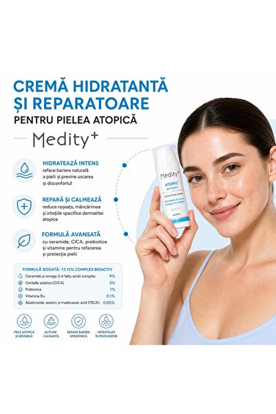 Medity+ Crema hidratanta si reparatoare pentru pielea atopica