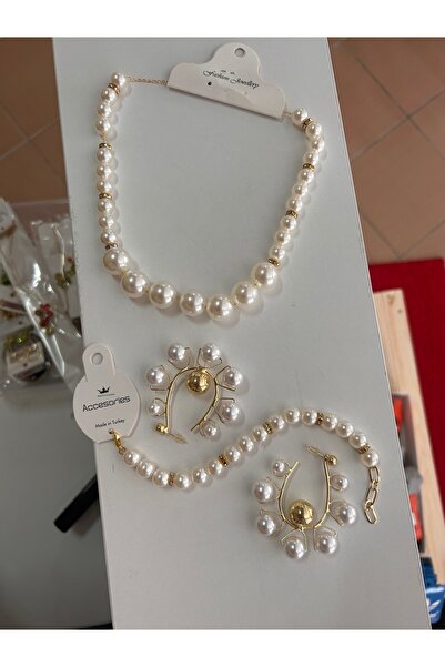 Niloshe&Sinoshe NS Accesories طقم مجوهرات من اللؤلؤ