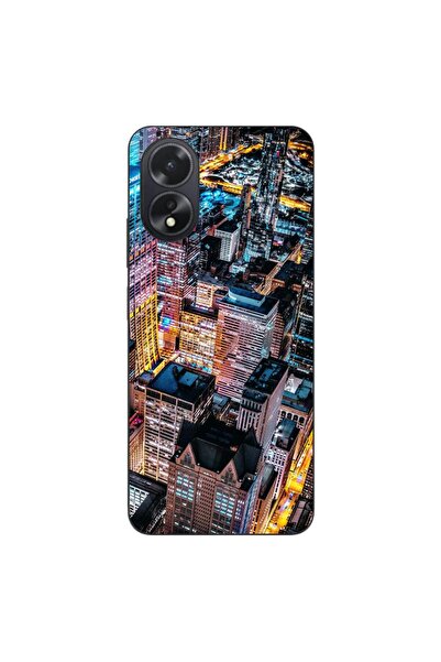 OEM Case compatible with Oppo A38 4G Silicone Gel Tpu Model Night City