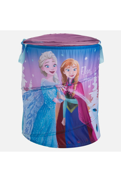 Zumzeria Textile Foldable Toy Basket Blue Frozen Ø46 x 57 cm