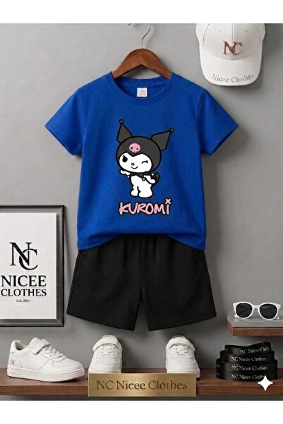 NC Nicee Clothes Tricou și pantaloni scurți de vară pentru copii, unisex (imp...