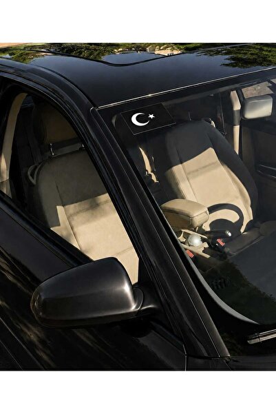UAStudio Türk bayrağı sticker 12*8 araç oto motorsiklet ayna uyumlu