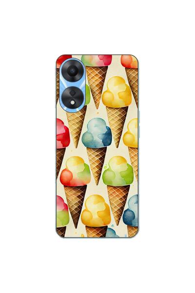 OEM Калъф, съвместим с Oppo A78 4G (CPH2565), силиконов гел TPU модел с десен...