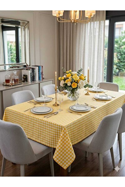 Angels' Collection Gingham Tablecloth
