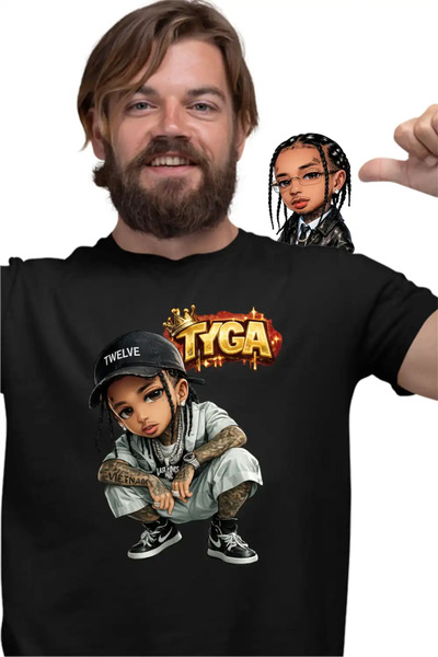 OEM Tricou Barbati Tyga Hip Hop Party Vibe