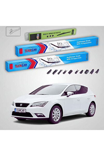 TEAMCAR Υαλοκαθαριστήρες Seat Leon 5F1 2013-σήμερα |   Σετ Επίπεδων Στηριγμάτ...