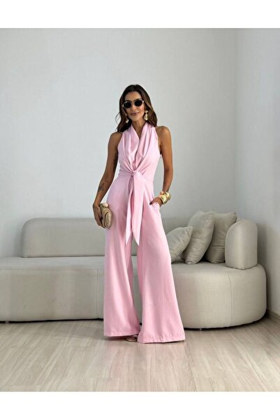 decision fashion ÖNDEN BAĞLAMALI DÖKÜMLÜ TULUM