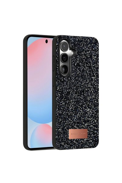OEM Onegif Samsung Galaxy S24 Bright Glitter Cover - Black