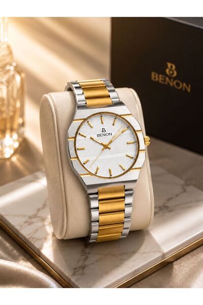 BENONE ساعة BENON الرجاليه استيل