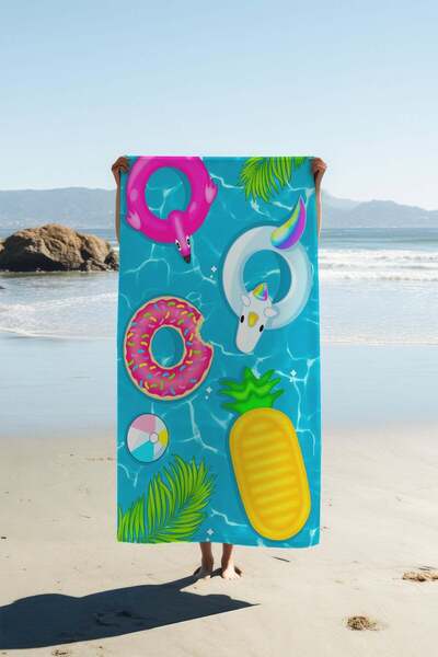 Dolce Mariee Digital Printing Beach Towel 80 X 160 cm Peshtamal Hvl0276
