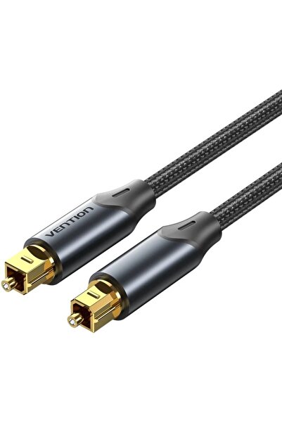 Vention Kabel audio optyczny w oplocie z aluminiowym z≈ÇƒÖczem 10m czarny