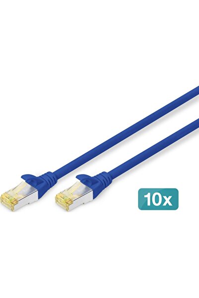 Digitus Cablu patch CAT 6A S/FTP, 10 bucăți, 2m, albastru